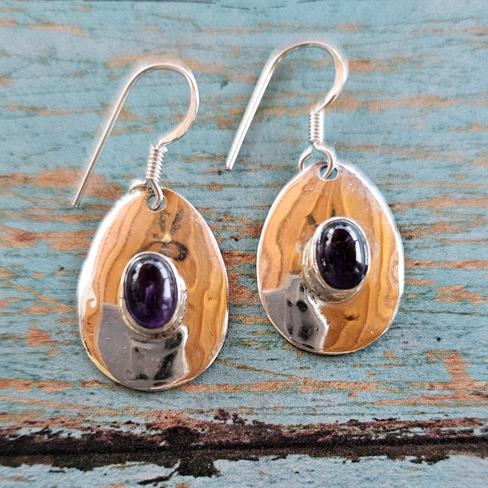 Amethyst Sterling Earrings